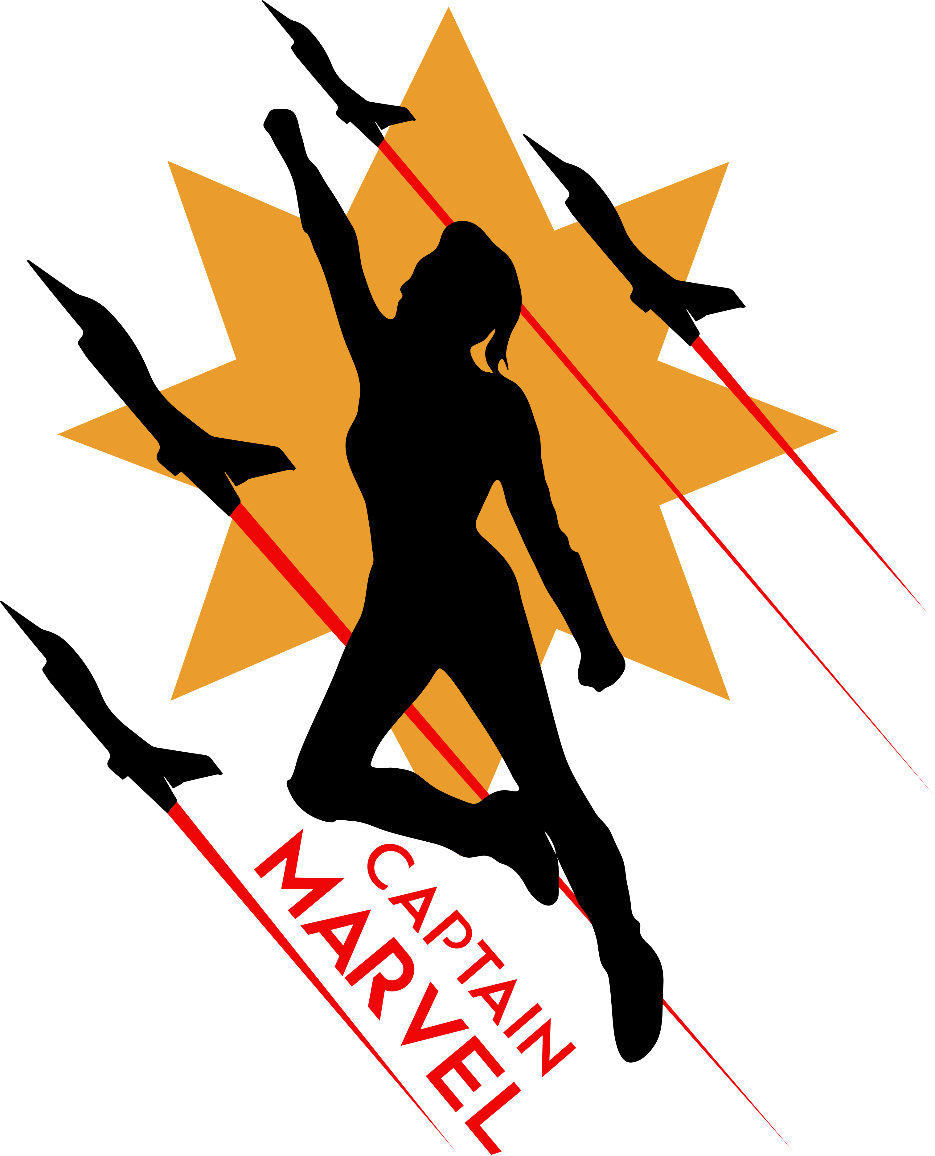 Captain Marvel 7 Sketch Drawing Svg Free Vectors